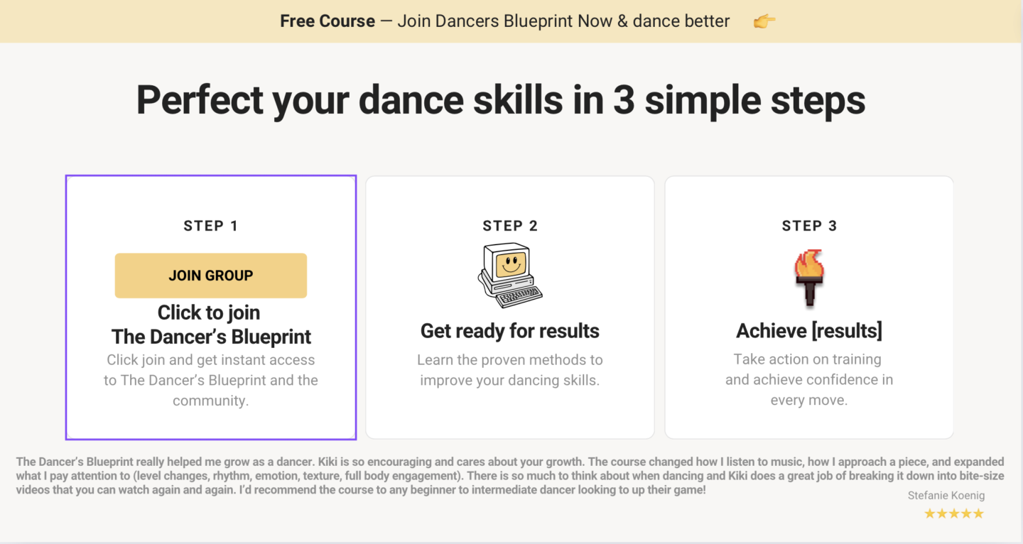 The Dancer's Blueprint - Core