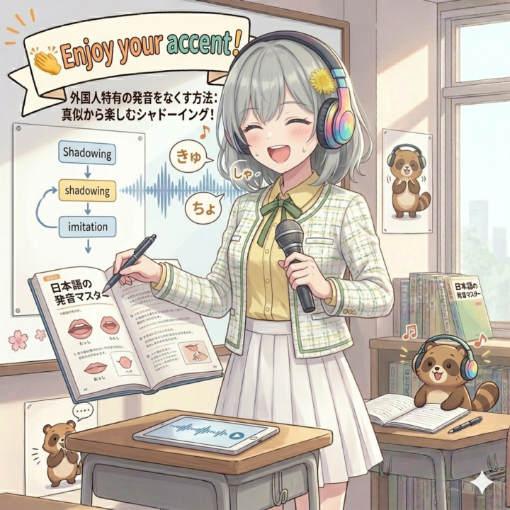 Xóa bỏ "chất giọng người nước ngoài" — Làm sao để nói tiếng Nhật tự nhiên hơn? 🗣️🇯🇵 　「外国人（がいこくじん）っぽいくせ」をなくしたい？自然（しぜん）な発音（はつおん）に近づくヒント