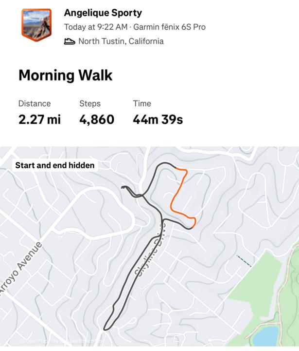 Getting those steps in… 