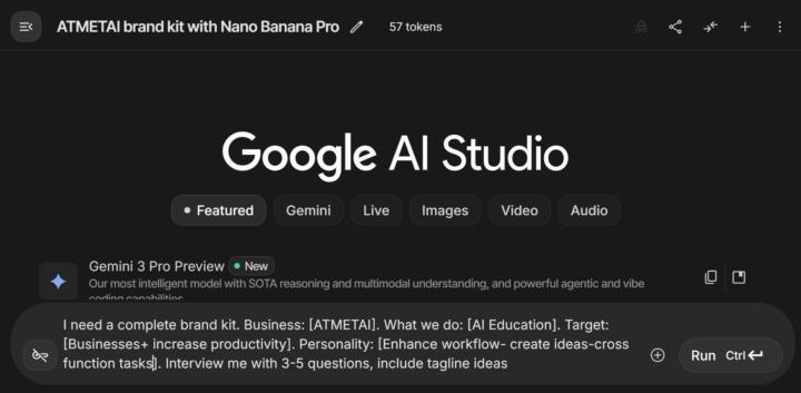 🎨 أنشئ هوية بصرية كاملة