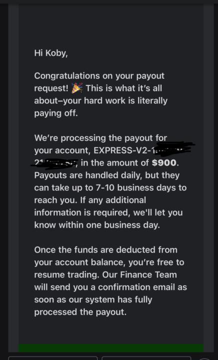 Payout