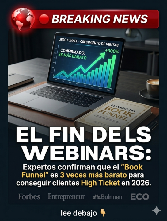 SI NO TIENES UN "BOOK FUNNEL", ESTÁS PERDIENDO DINERO. PUNTO. 📉💸
