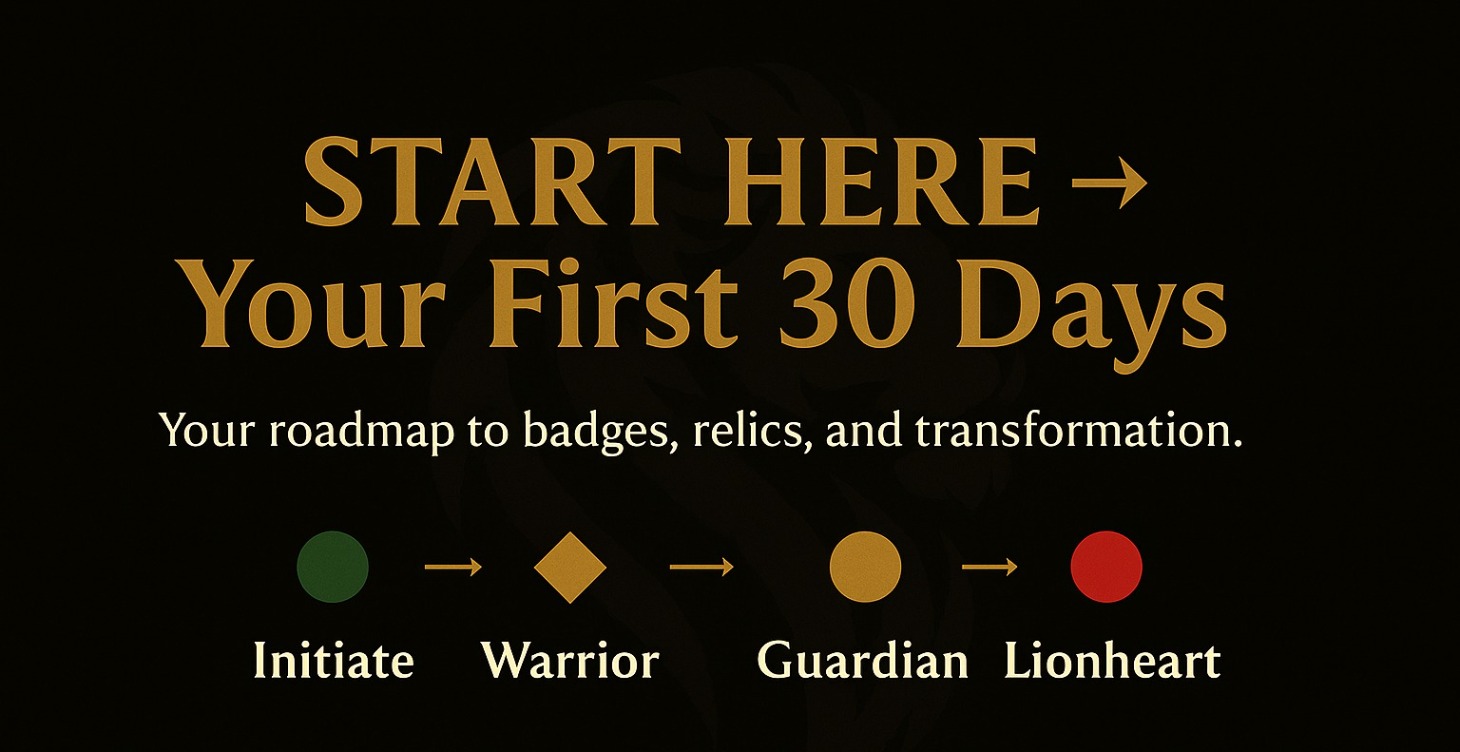 START HERE → Your First 30 Days