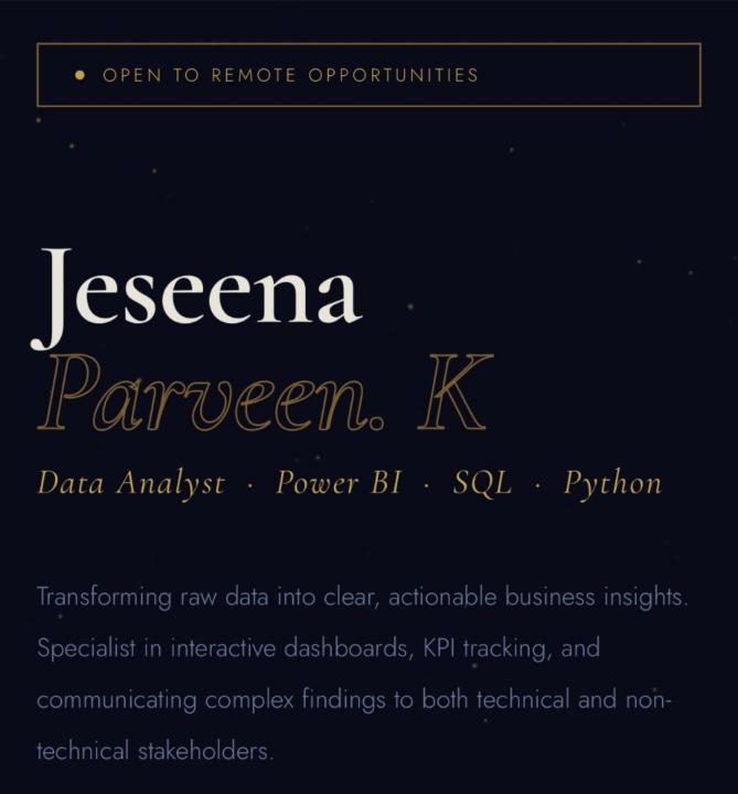 Jeseena K