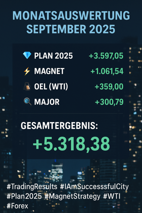 🌟 Monatsauswertung September 2025 🌟