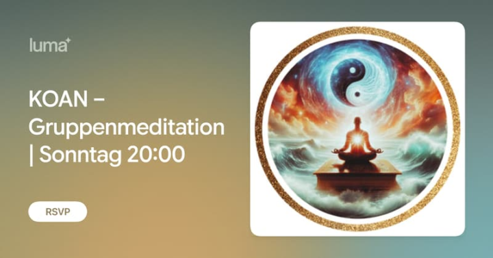 Gruppen Meditation Sonntag 20.00 Uhr