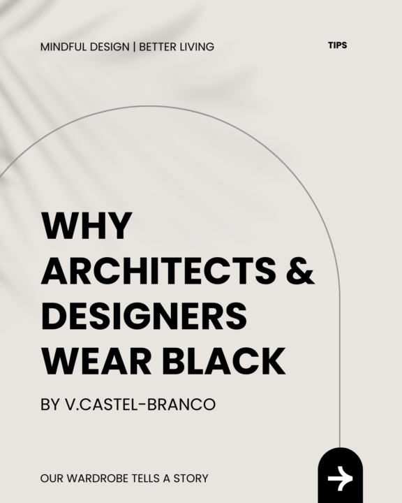 Architects & designers Wear black !