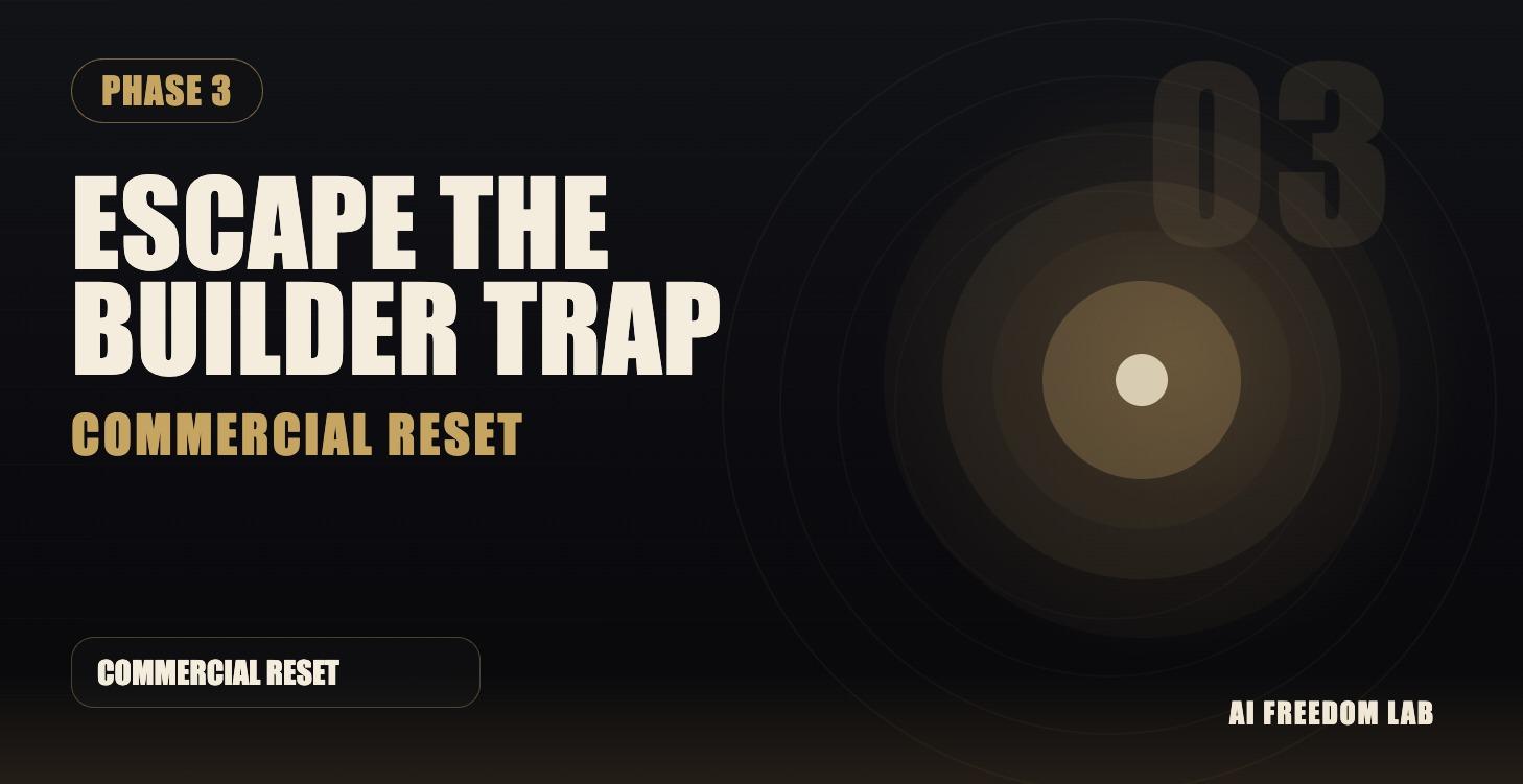 Phase 3: Escape the Builder Trap