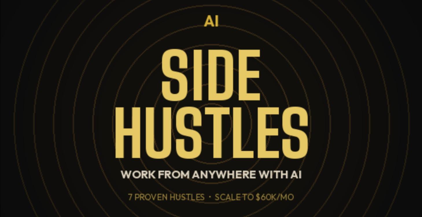 AI Side Hustles: Work From Anywhere In The World