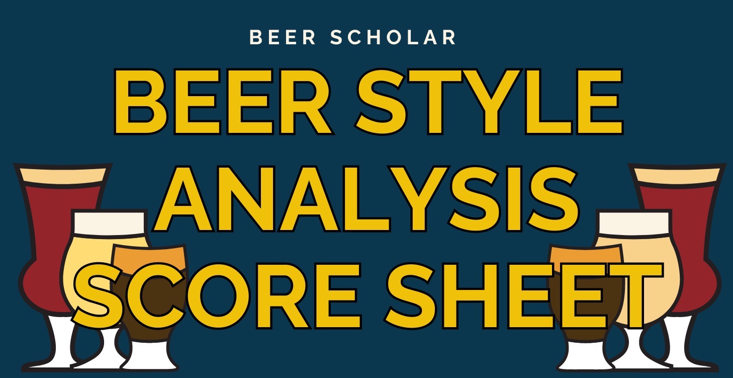 Your Beer Style Analysis Worksheet