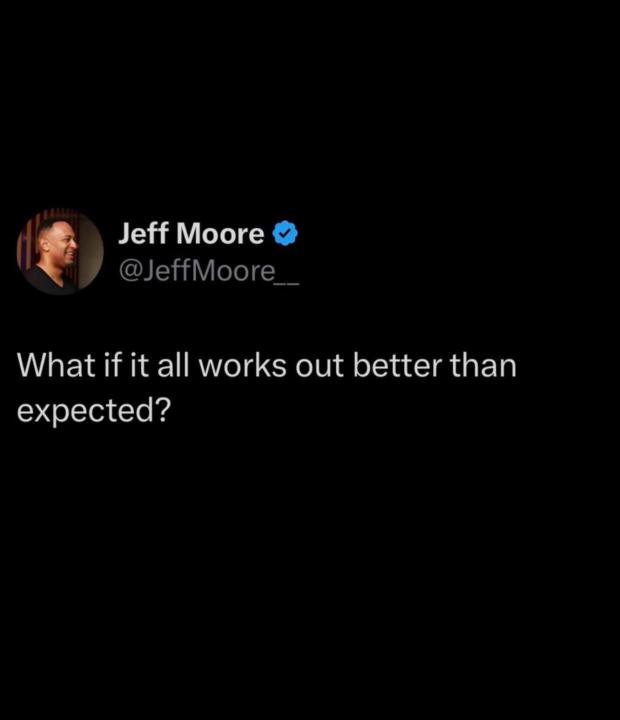 What if it works out? 