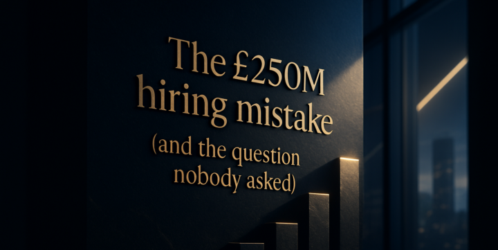 The £250M hiring mistake (and the question nobody asked)