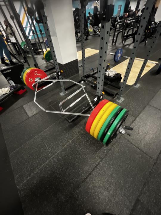 Trap bar deadlift PB