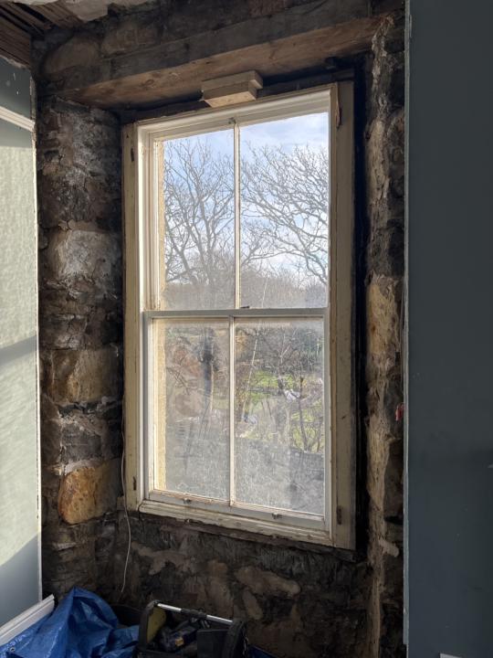 Today’s job. Sash and Case Leven, Scotland