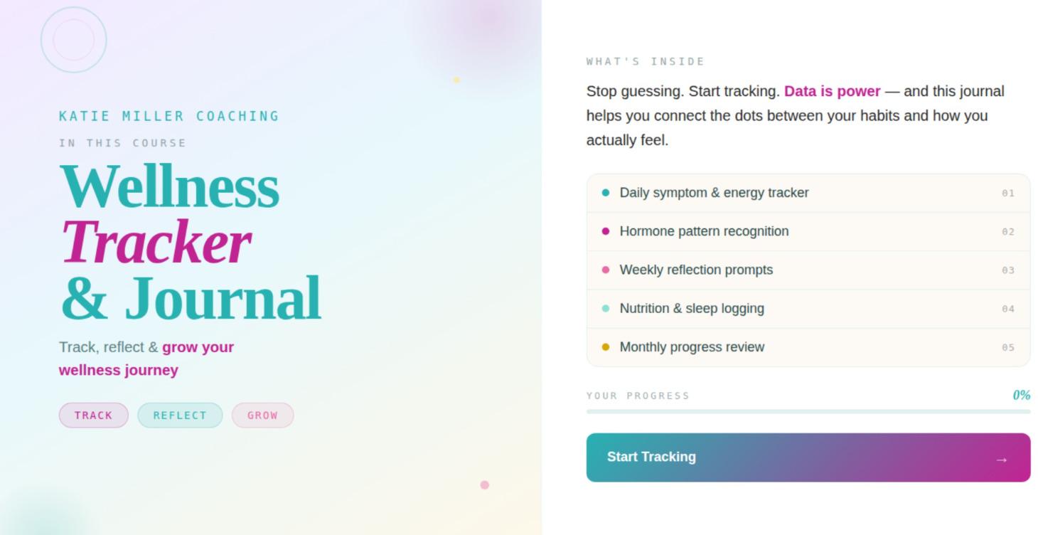 Wellness Tracker & Journal