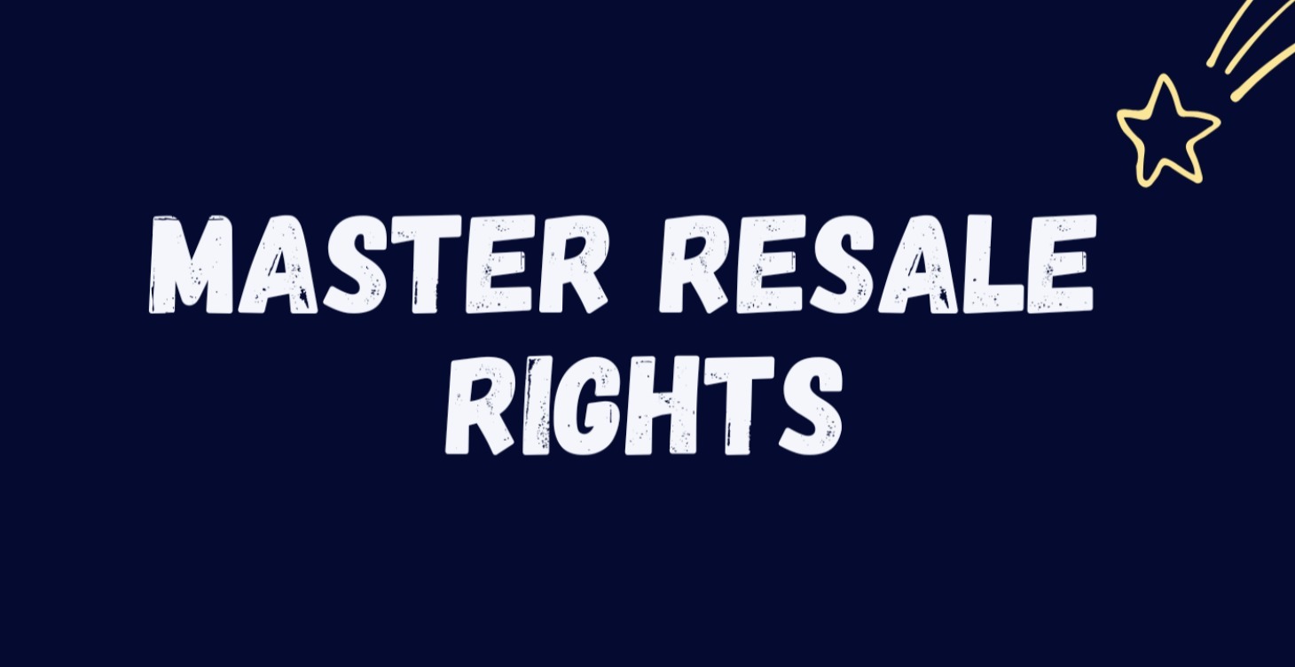 "MRR" Master Resale Rights: Courses & Products