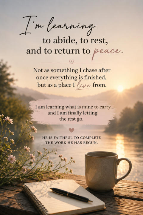 What God Has Been Showing Me In The Quiet