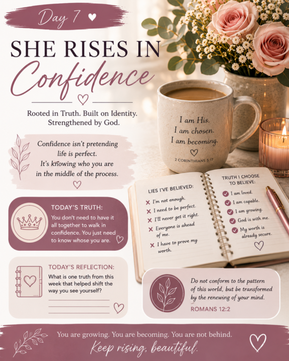 Day 7- 🦋 She Rises in Confidence