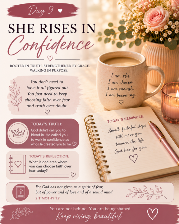 Day 9 - 🦋 She Rises in Confidence