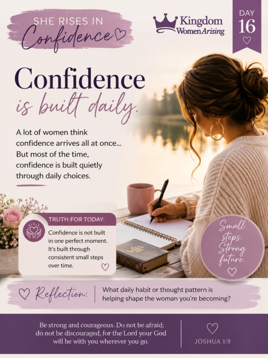 Day 16 - 🦋 She Rises in Confidence
