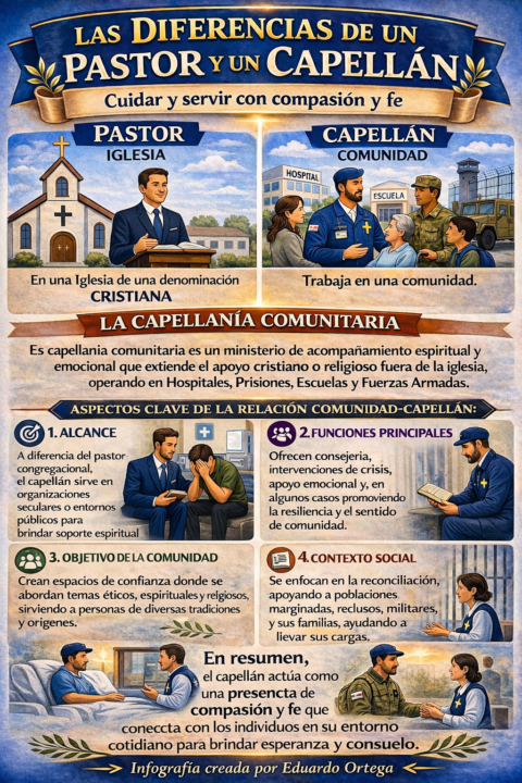 DIFERENCIA DE UN PASTOR Y UN CAPELLAN 