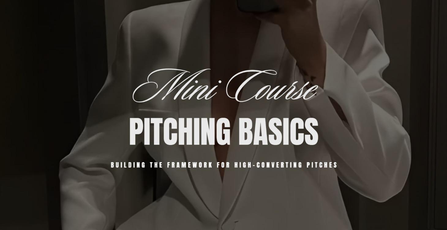 Understanding How to Pitch