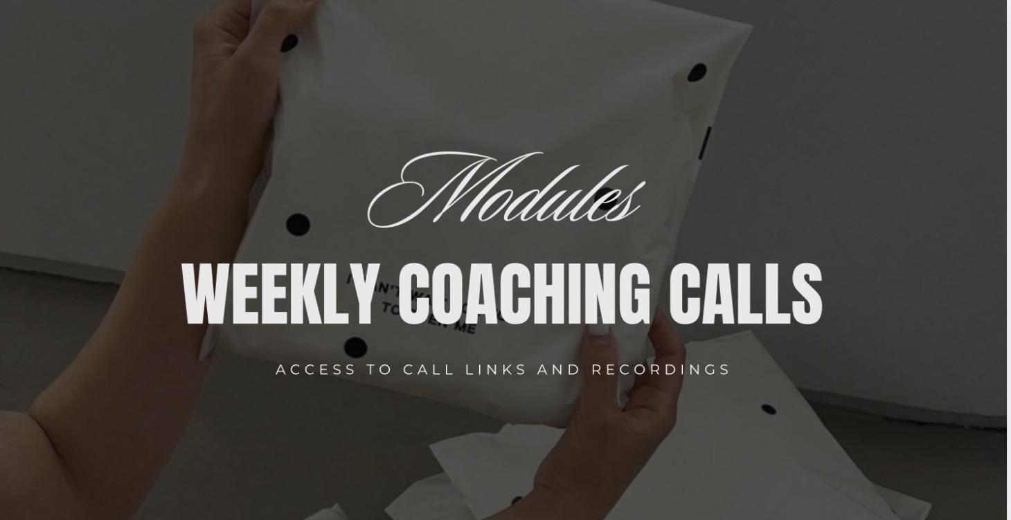Weekly Coaching Call Access