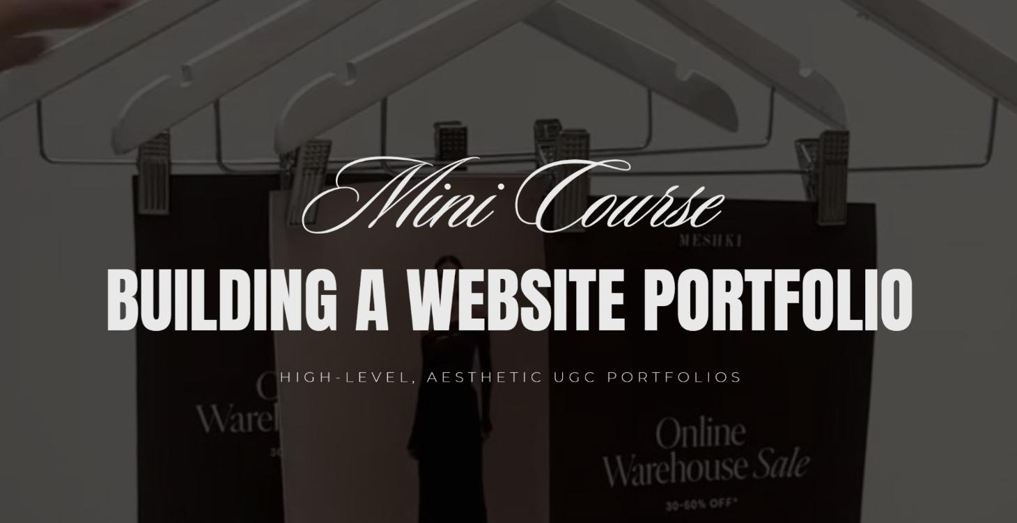 Portfolio Building: Website Tutorial