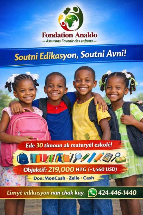 🎒📚 Soutni Edikasyon, Soutni Avni!