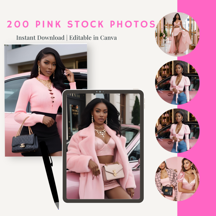 200 Pink Stock Photos✨