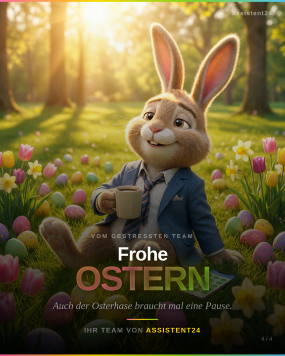 Frohe Ostern an alle hier! 🐰