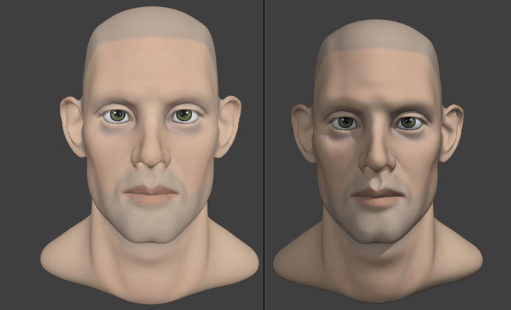 Day 22 - Poly Painted Skin