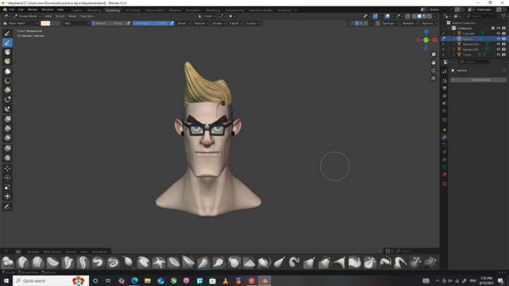 Stylized Head 