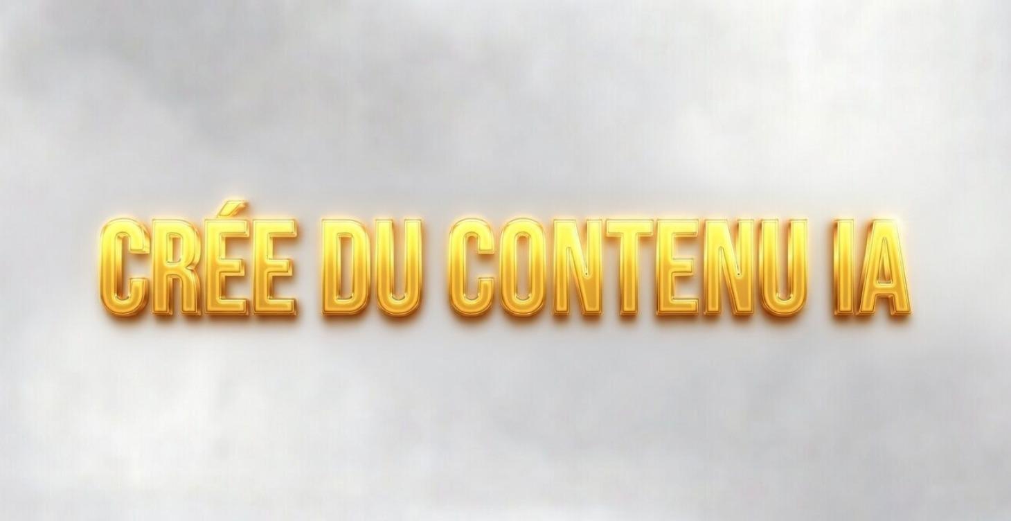 Crée du contenu ia