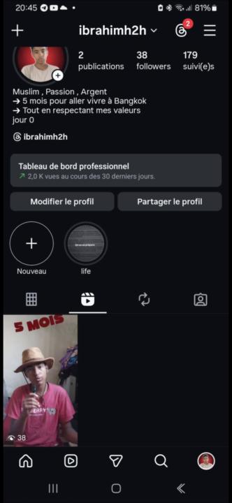 Mes résultats