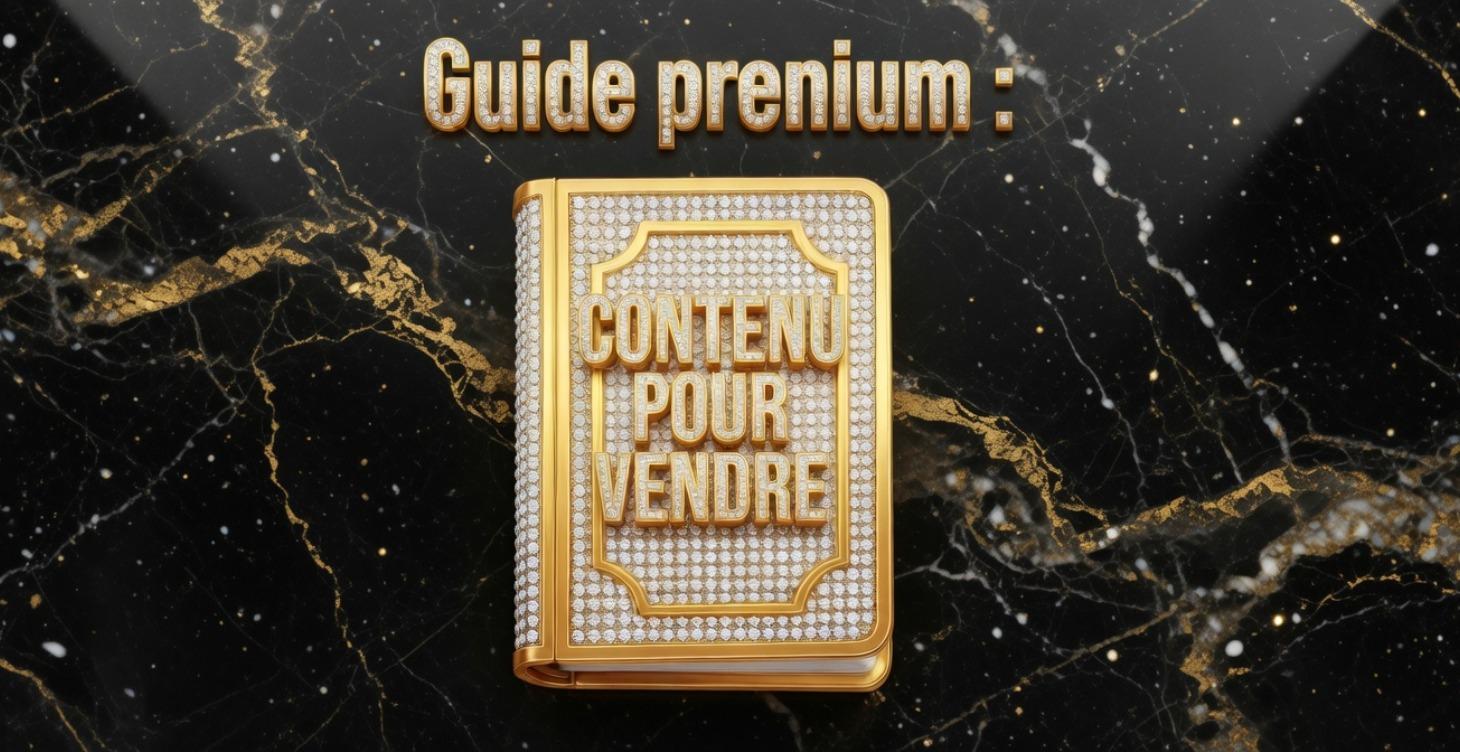 Guide : Contenu pour vendre