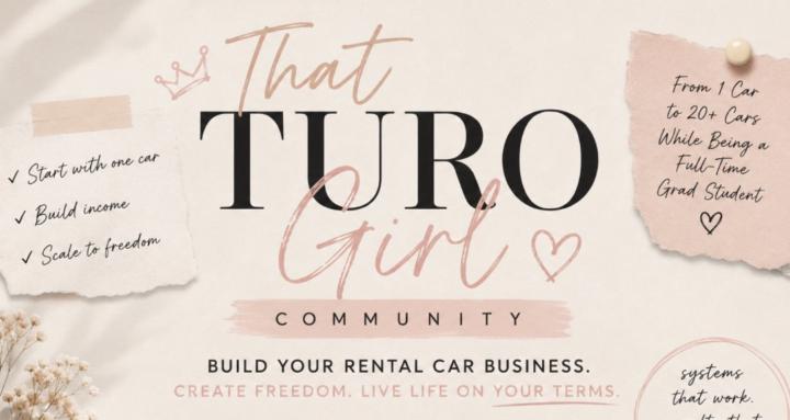 Build your first Turo rental