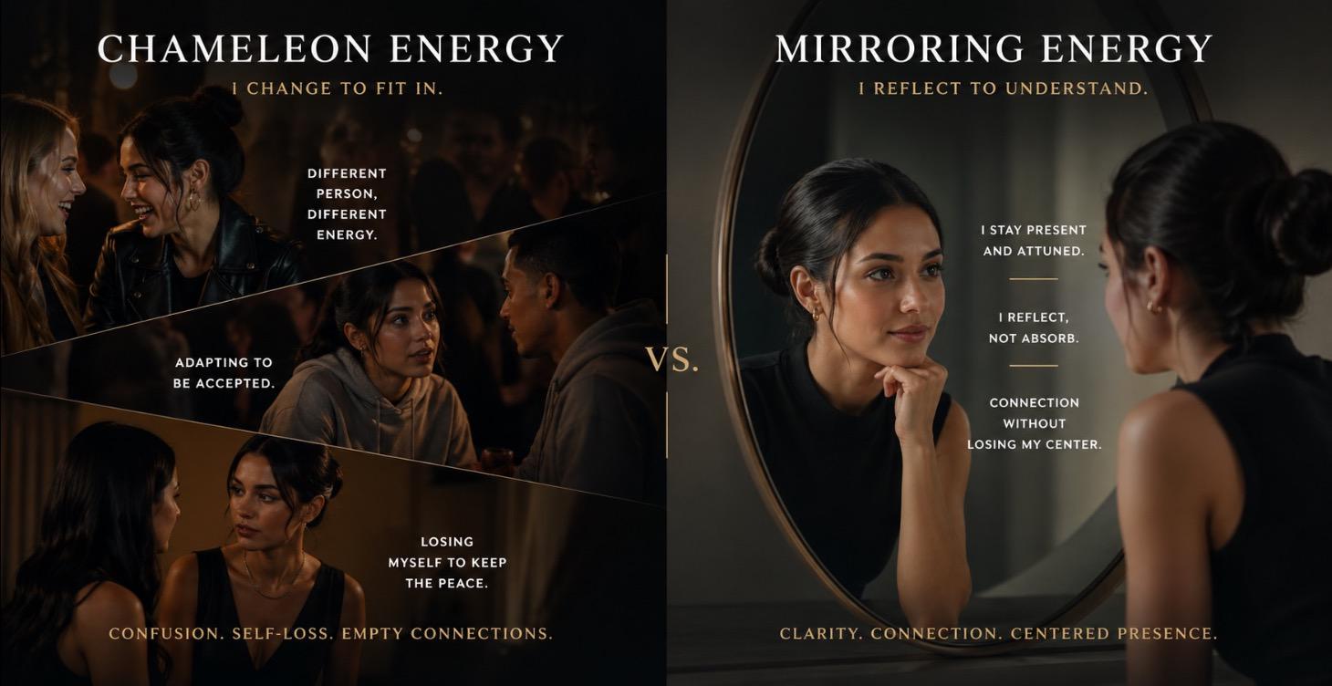 Chameleon Energy vs Mirroring Energy
