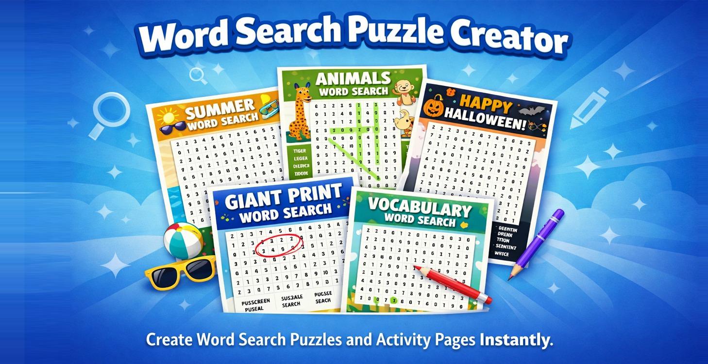 Word Search Puzzle Creator