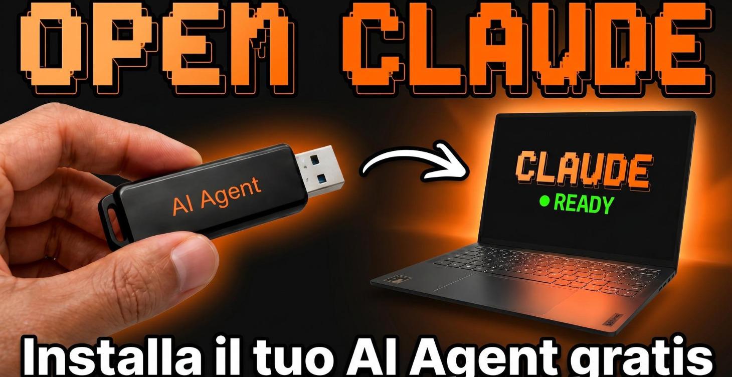 🔌 Open Claude AI Agent portatile su chiavetta USB