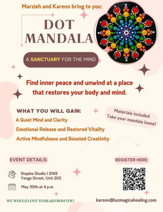 ✨ New Date Added – Dot Mandala: A Sanctuary for the Mind ✨