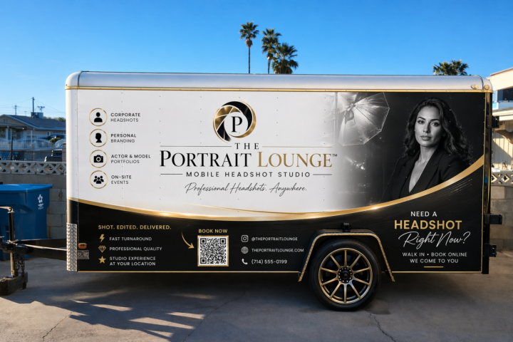🚐✨ New Concept Drop: The Portrait Lounge™ – Mobile Headshot Studio
