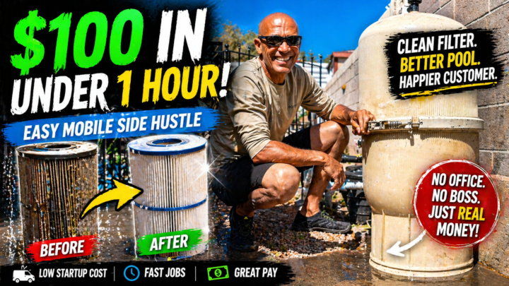 👉 Built On Wheels™ | Pool Filter Cleaning