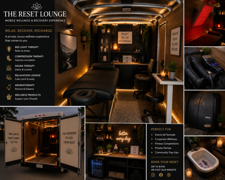 High-End Pop-Up Concept for Your Trailer The Reset Lounge™