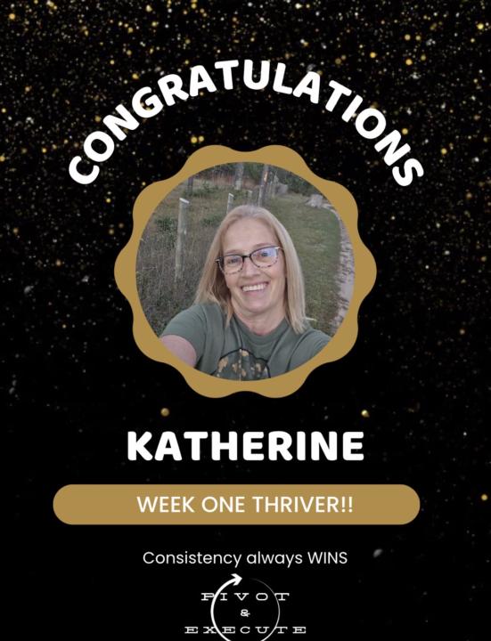 🎉 Week One Winner!