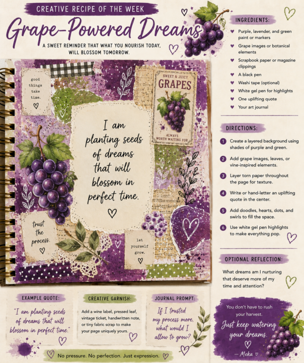 ✨ Creative Recipe of the Week  🍇 Vineyard Dreams