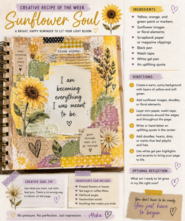 🌻 Creative Recipe of the Week: Sunflower Soul 🌻