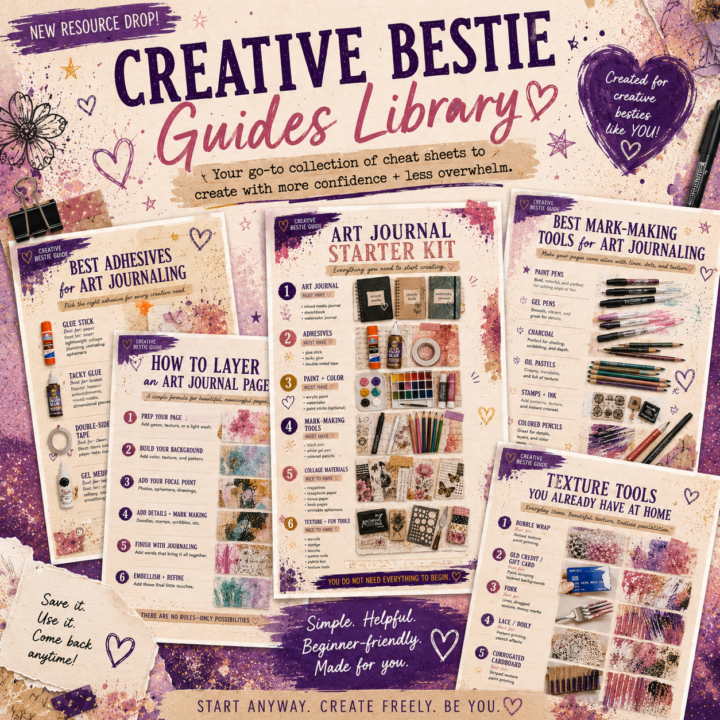🎨 NEW RESOURCE DROP: CREATIVE BESTIE GUIDES LIBRARY 💜