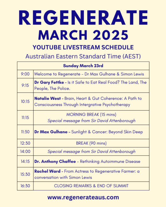 Less than week till REGENERATE! Schedules now live 📰