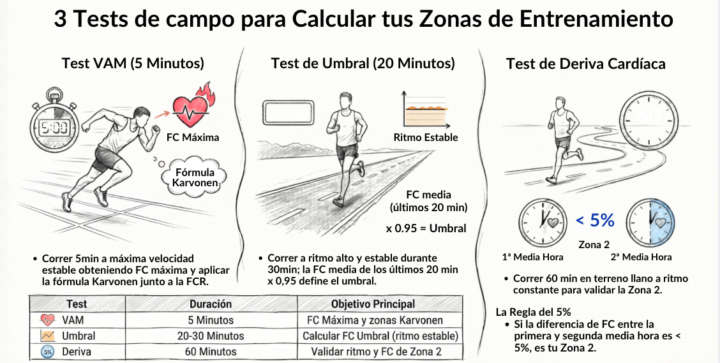 3 Test para determinar zonas de FC